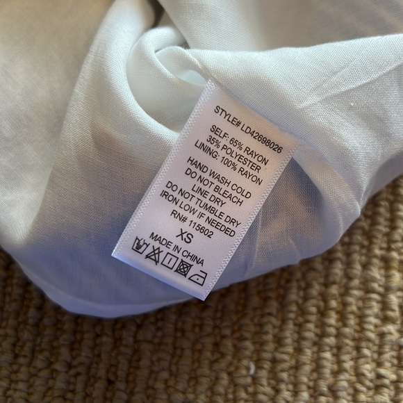 NWOT Lush World Wonder Blue Stripe Tie-front Midi Dress XS - Picture 10 of 11